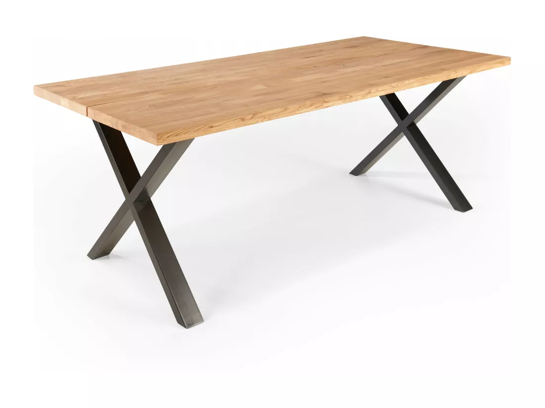Table à manger en bois 160 x 95 x 75 cm
