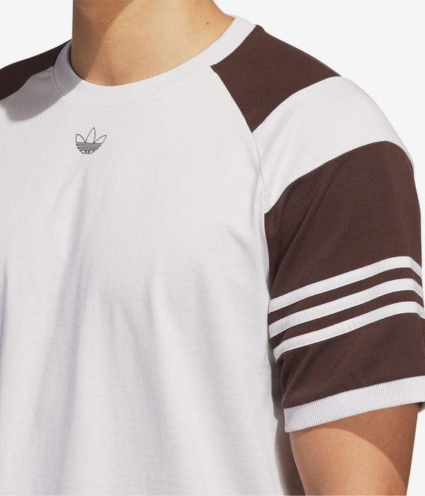 adidas Tyshawn T-Shirt (cry white dark brown)
