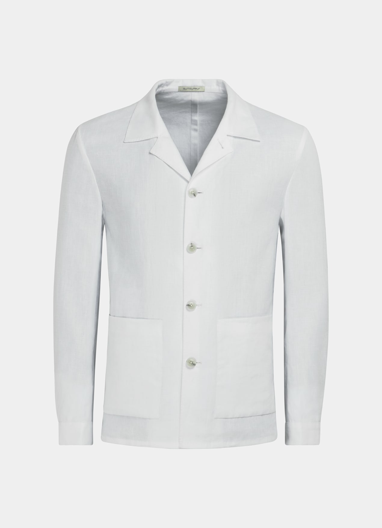 Veste chemise coupe Relaxed blanche
