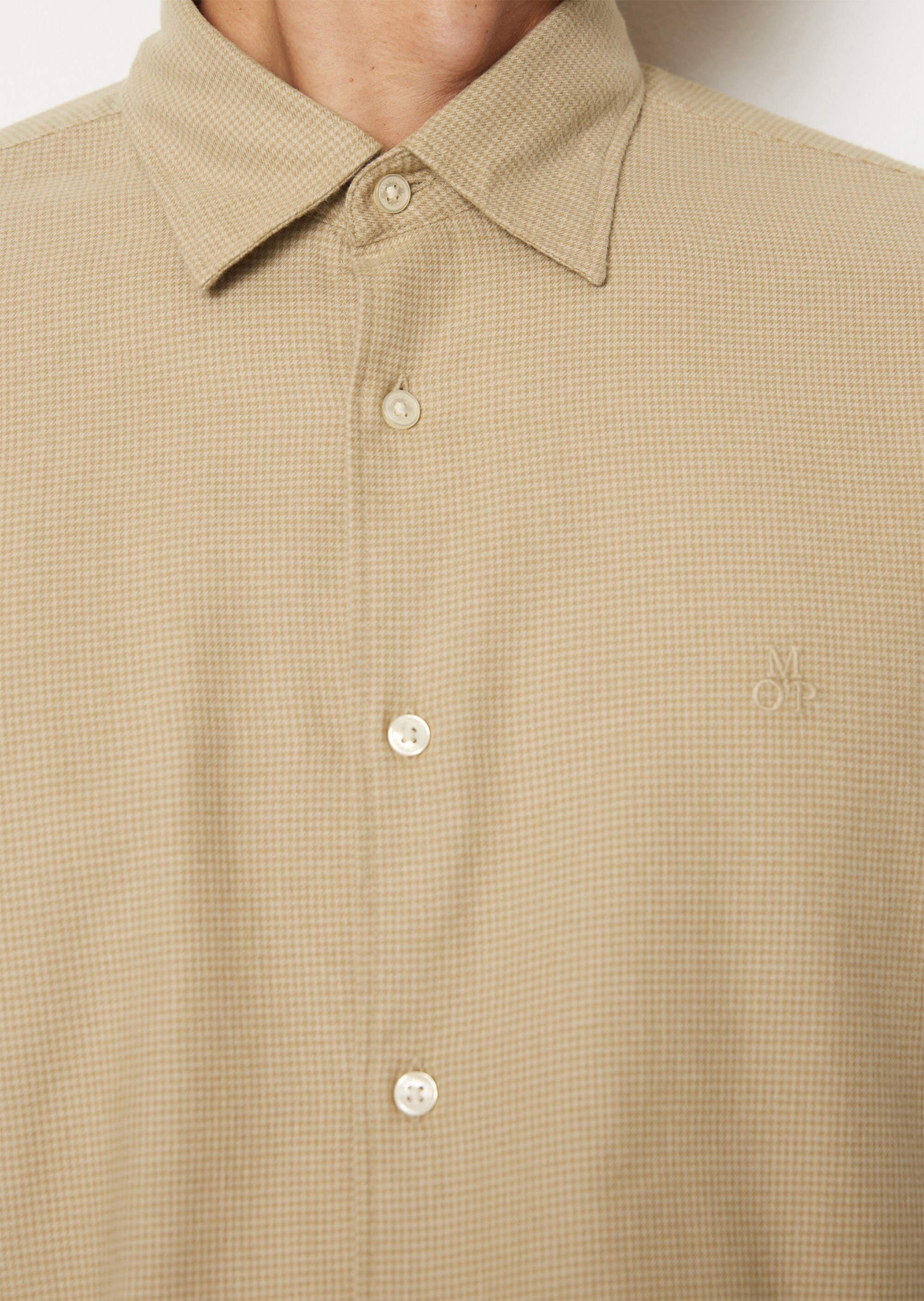 Hemd regular aus leichtem Bio-Baumwoll-Flannel