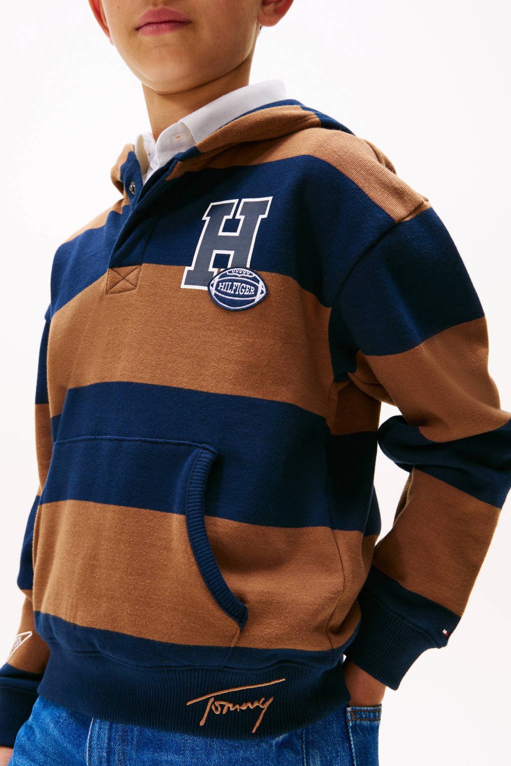 Tommy Hilfiger hoodie bruin