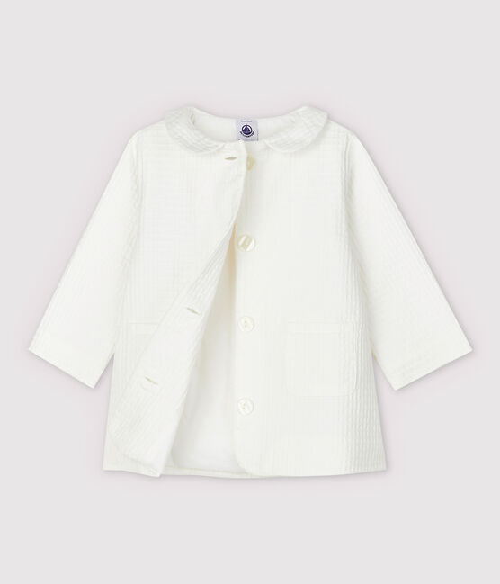 Veste cérémonie en chaîne et trame bébé fille
