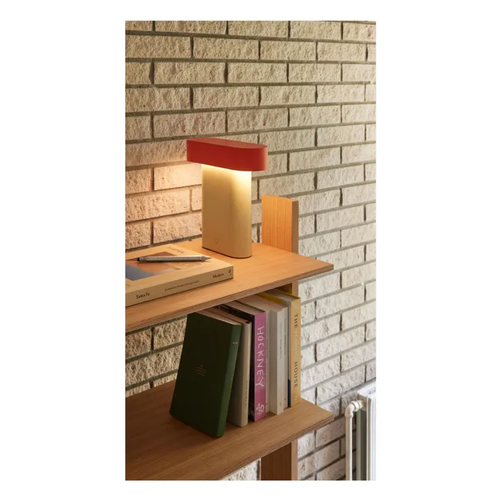 Hübsch Lampe à poser Sleek | Rouge