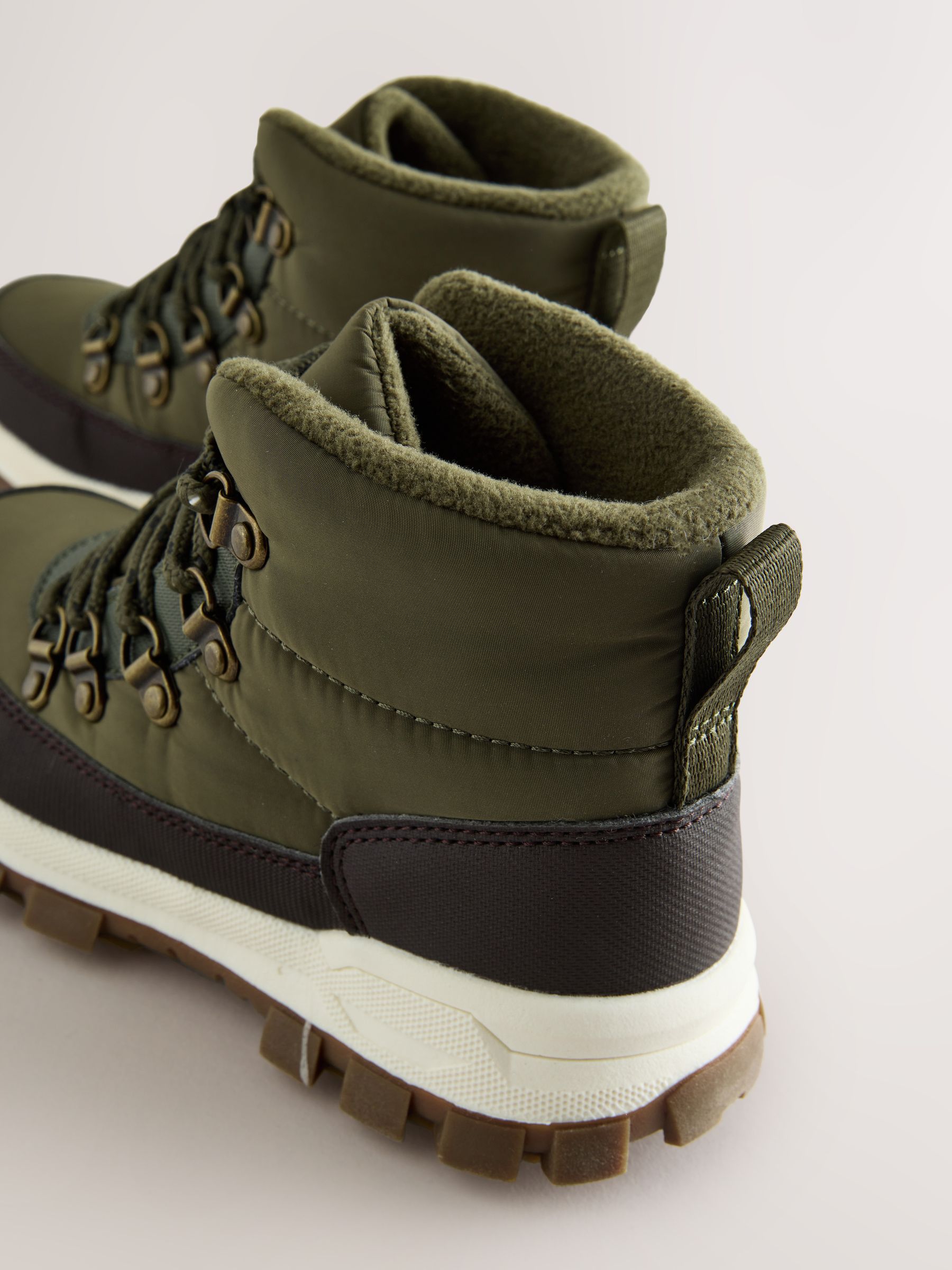 Kakigroen - Nylon Waterdichte Vetersluiting Boots