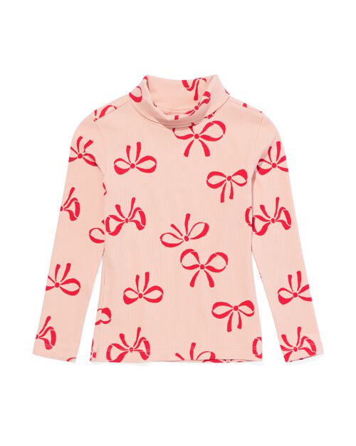 t-shirt enfant côtelé avec col blanc cassé