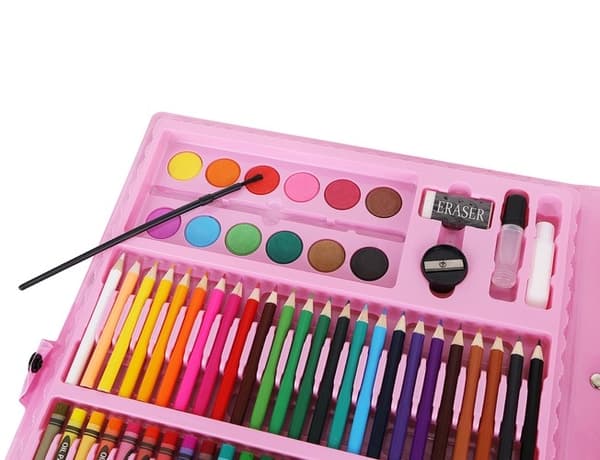 Malesett i etui 168 stk rosa