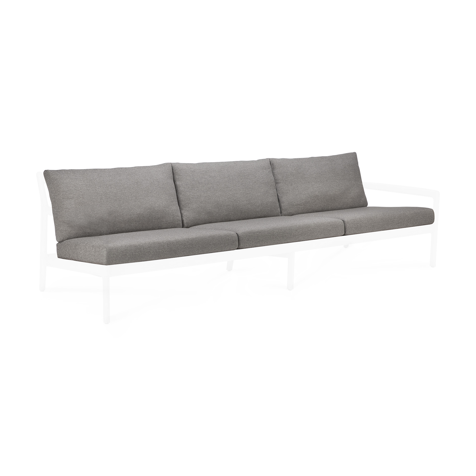 Teak Jack sofa 265 - outdoor - Mocha kussen set