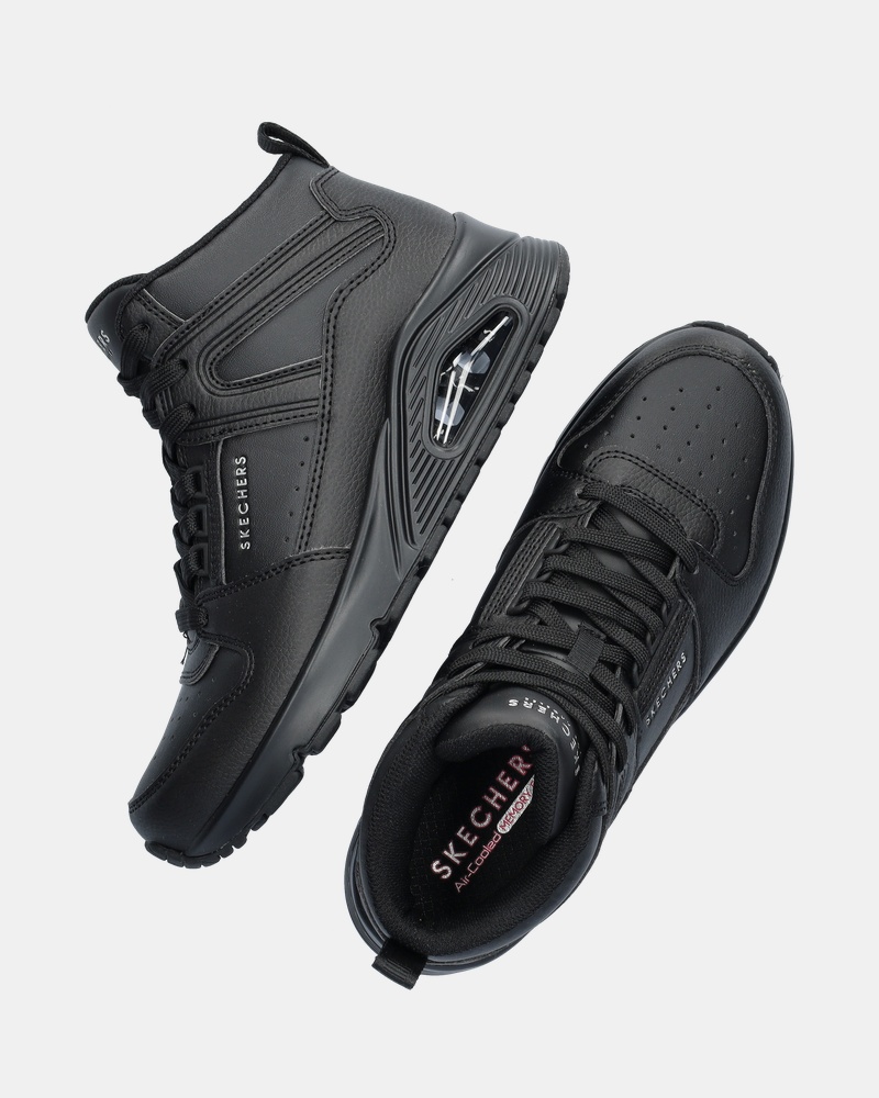 Skechers Uno High Regards Hoge sneakers  - zwart