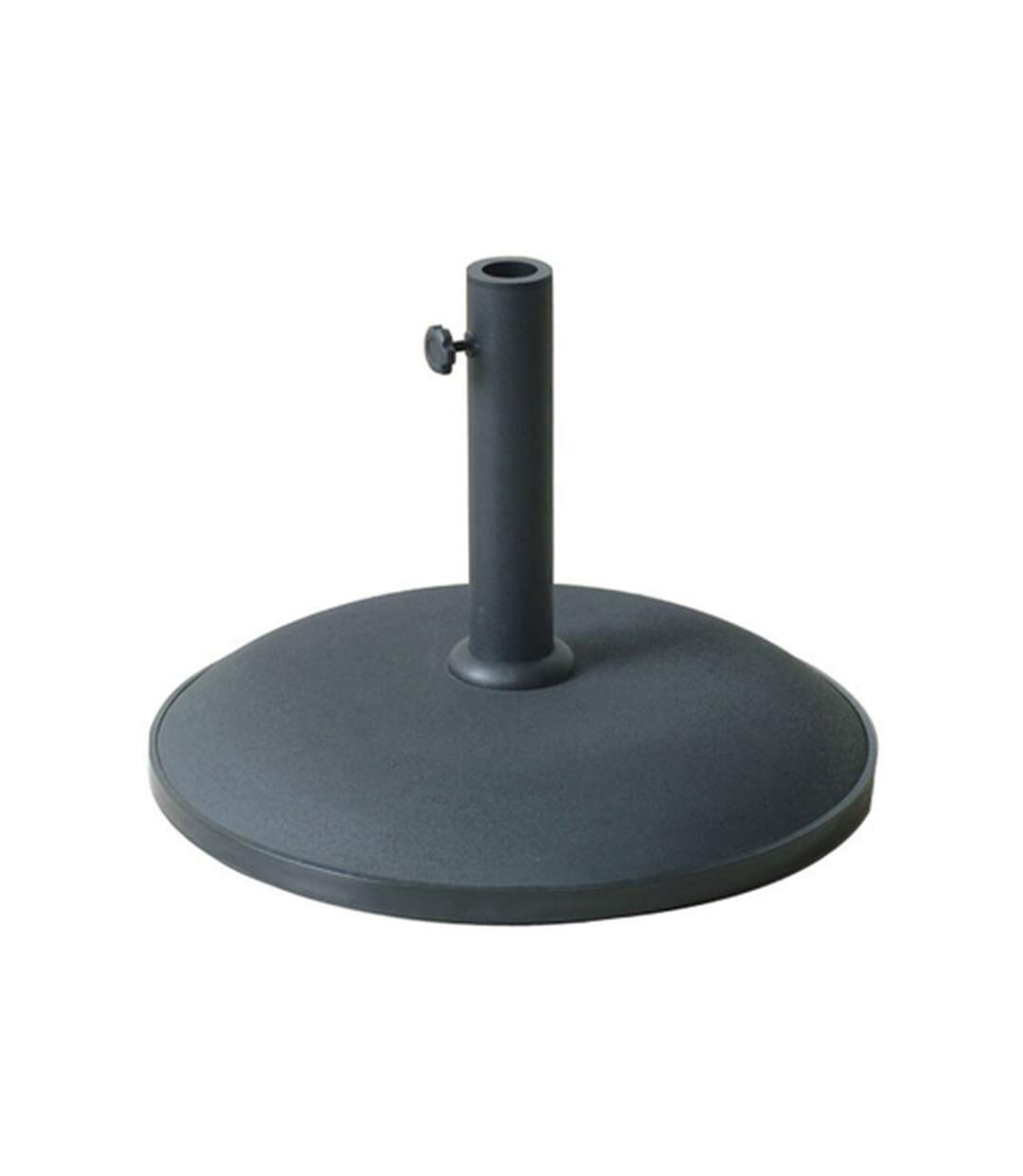 Pied de parasol - Béton - 25 Kg - Noir