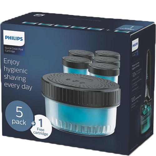 Recharges nettoyant pour rasoir - Quick Clean Pod - 6 x 160 ml