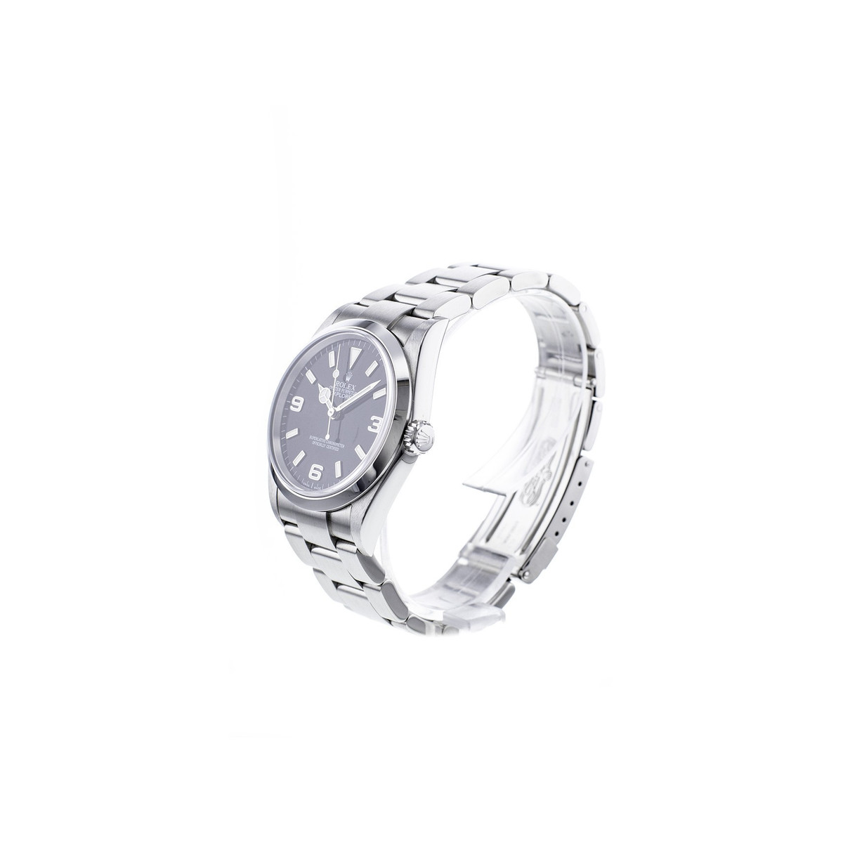 Montre d'occasion Rolex Explorer homme automatique acier