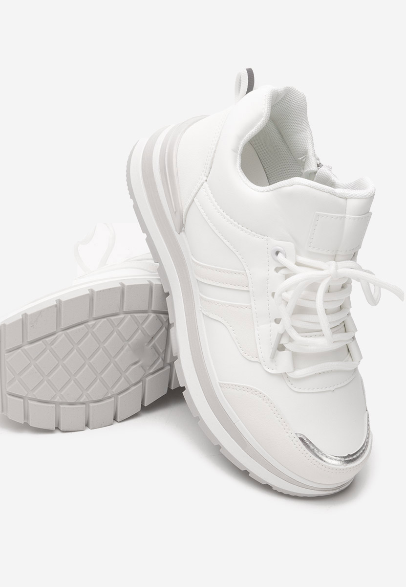 Baskets pour femme blancs Mindi