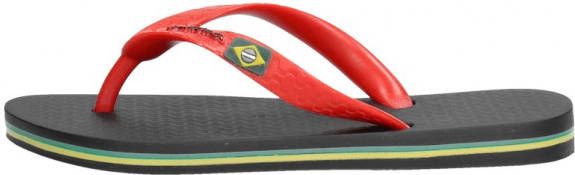 Ipanema Classic Brasil Kids slipper voor en black red