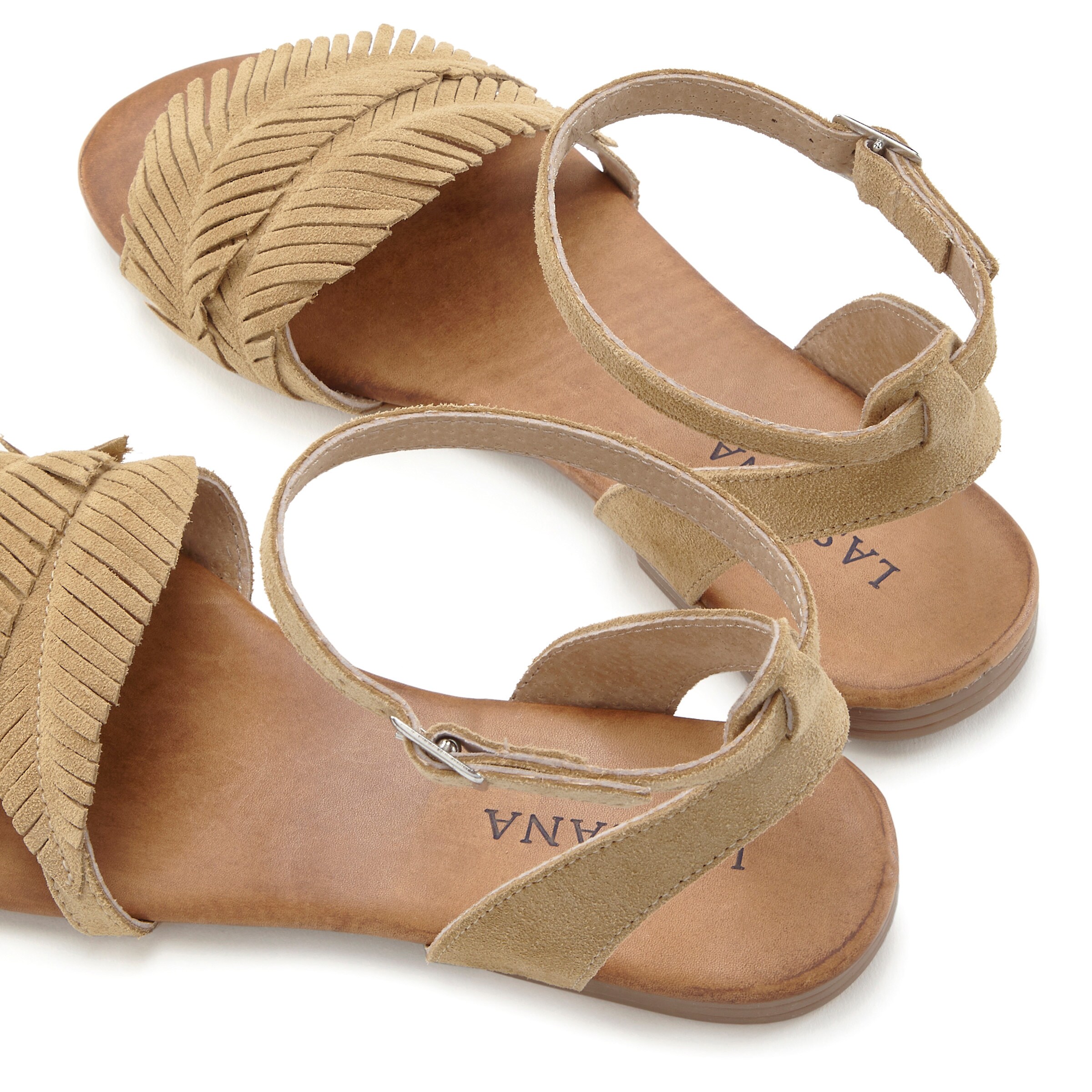 LASCANA Sandale in beige