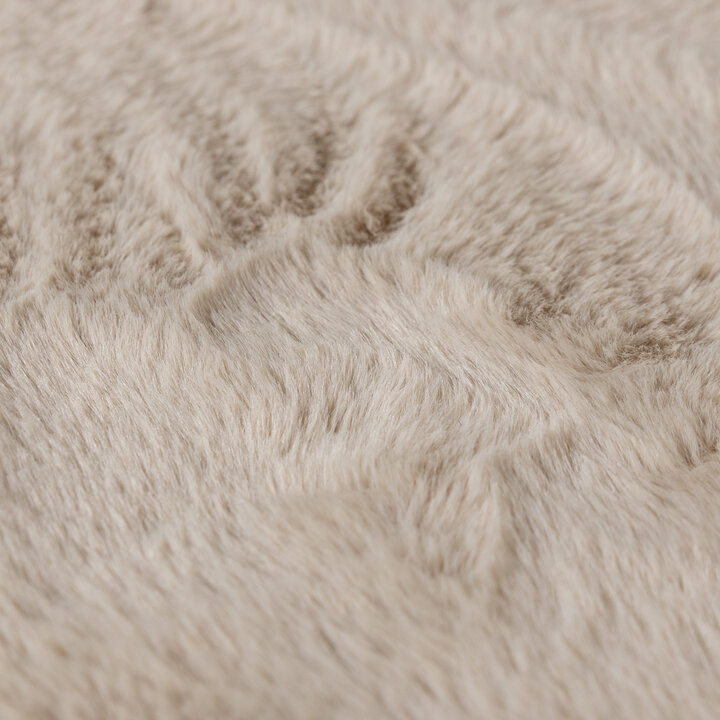 Rond laagpolig vloerkleed - Cozy Beige