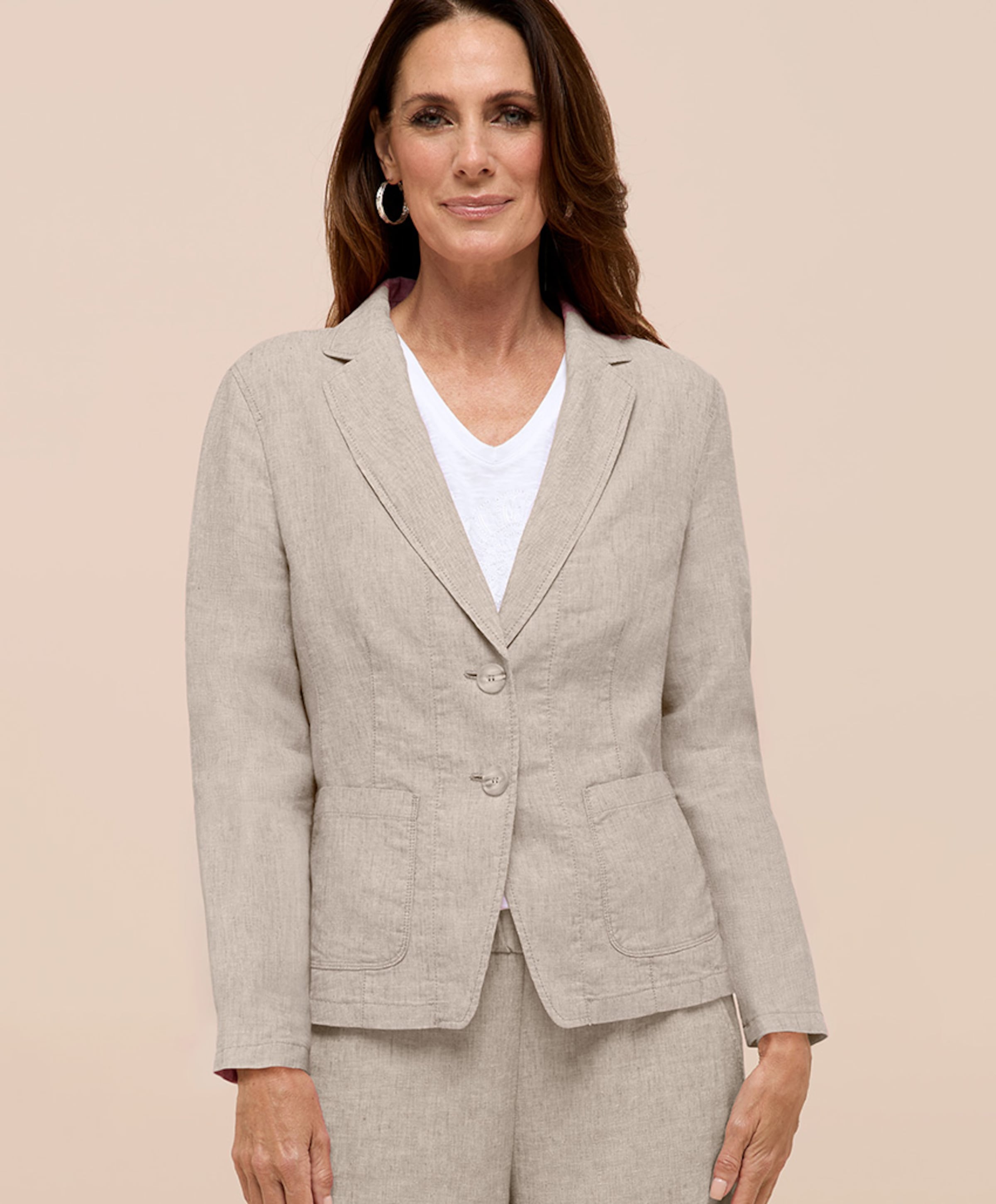 Bianca Dames blazer beige