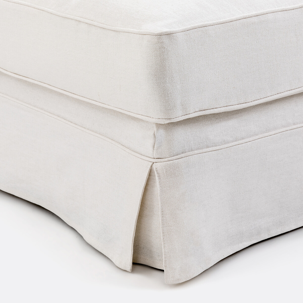 LA REDOUTE INTERIEURS<br>Sofá de canto, Bultex, linho grosso, Adélia