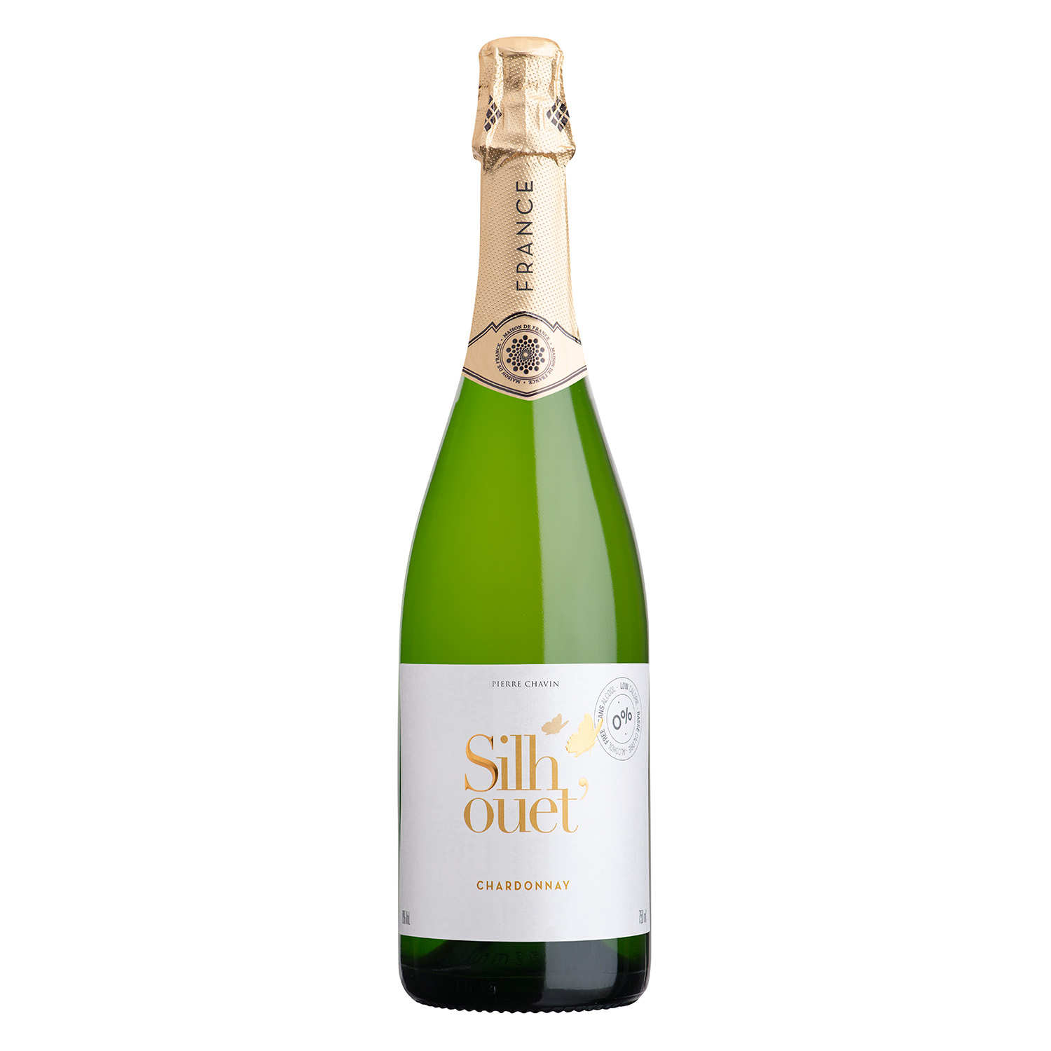 Silhouet' Chardonnay Effervescent - Sans alcool et sans sucre ajouté - Silhouet'