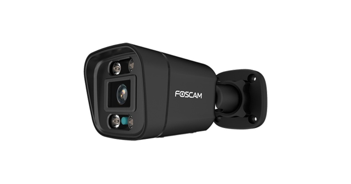 FoscamV4EC, 4MP Starlight PoE beveiligingscamera  (Zwart)