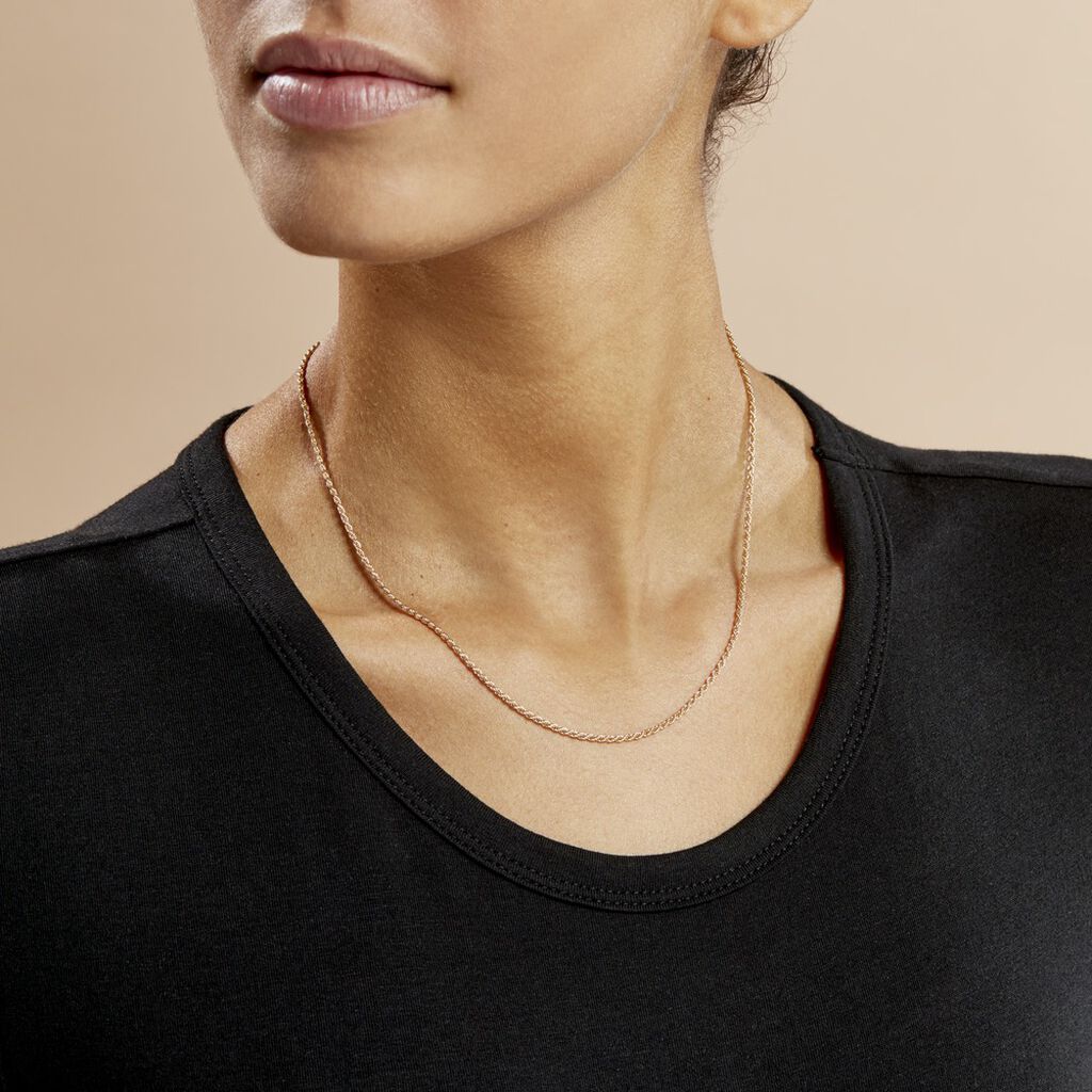 Collier Azelys Plaqué Or Jaune