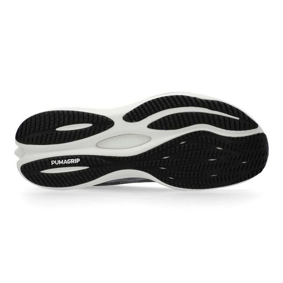PUMA Chaussures de Running Velocity Nitro 3 - Noir/Blanc/Argenté