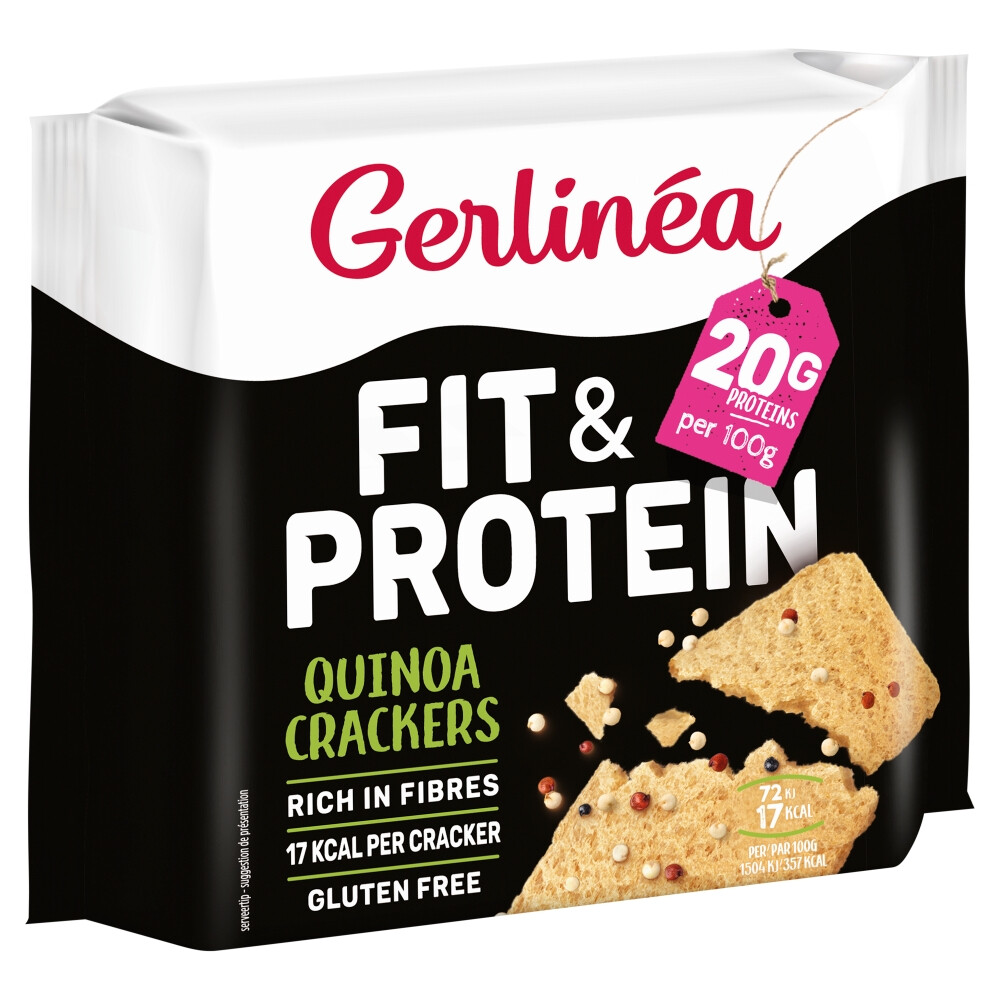 3x Gerlinea Quinoa Crackers 100 gr