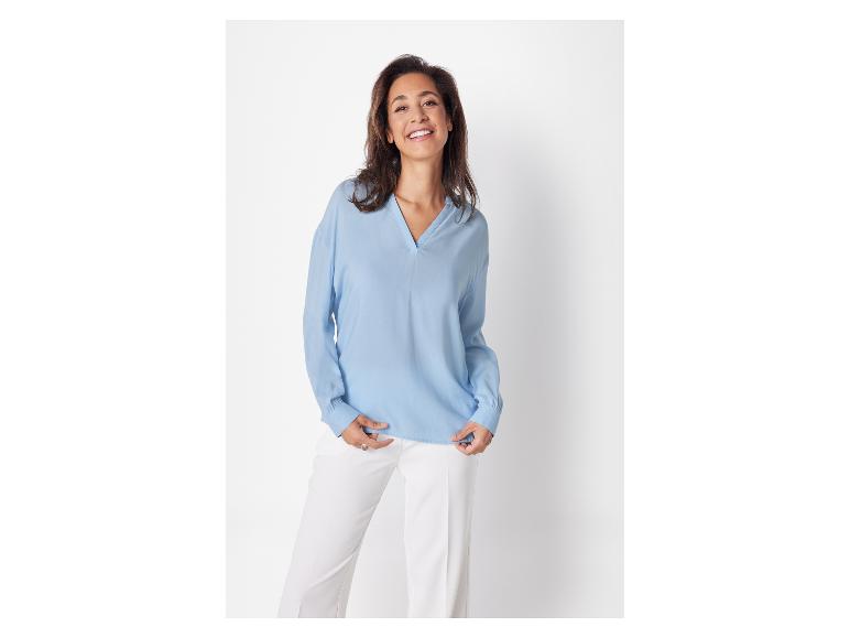 Satijnen dames blouse