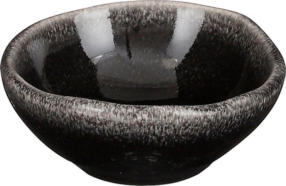 Mica Decorations schaal zwart Tabo D 8,5 H 3,5 cm