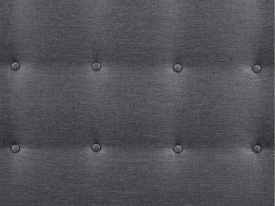 Tête de lit capitonnée 180 cm - Tissu - Gris - FRANCESCO