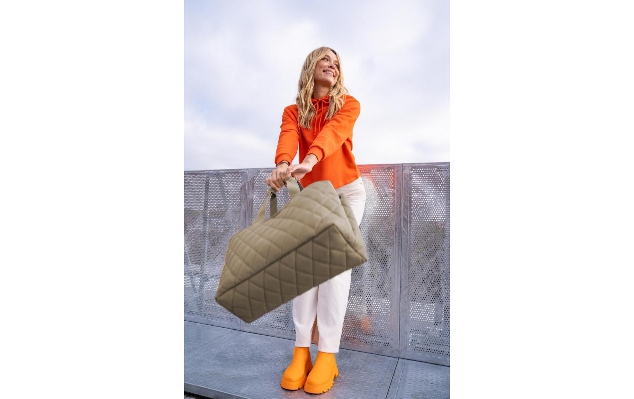 Tasche Classic Shopper L Rhombus OliveSchultertasche für jeden Tag