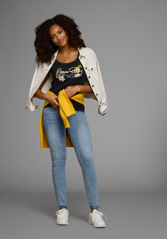 KangaROOS Tanktop , mit femininem Frontdruck