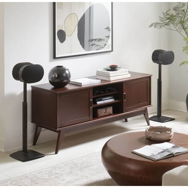 SANUS Gulvstander Justerbar for Sonos ERA 300 Par Sort