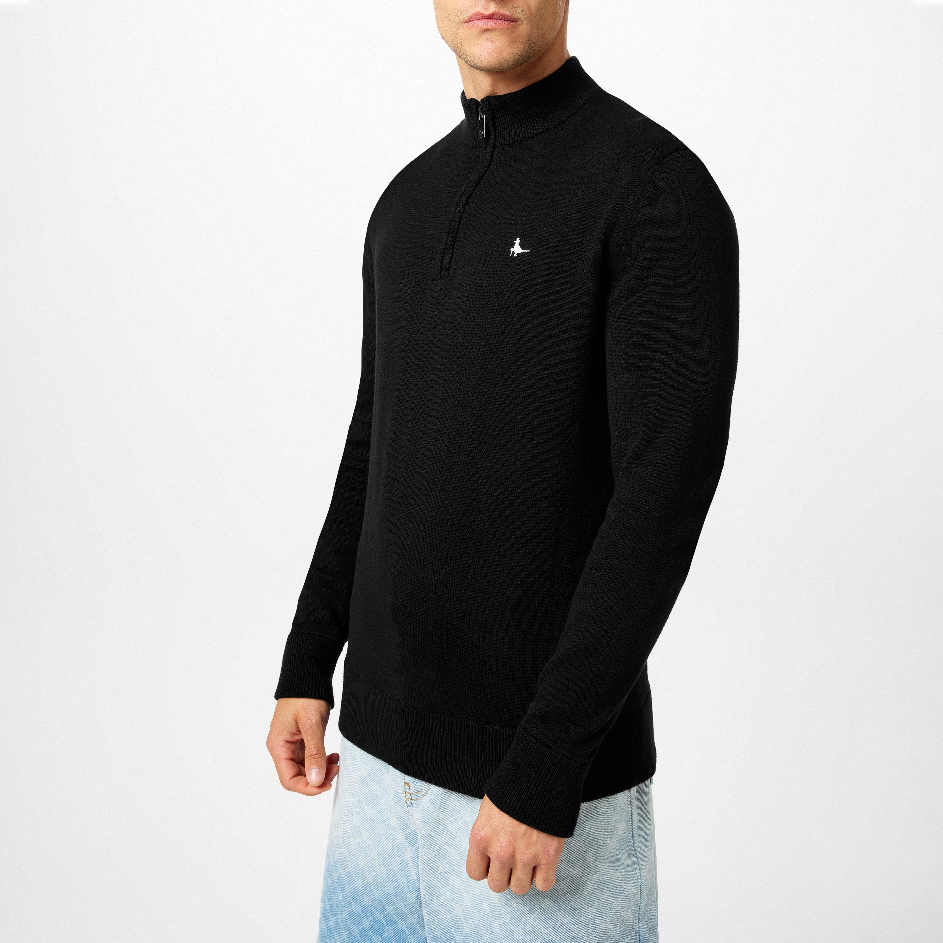 Jack Wills Funnel Neck Half Zip Jumper