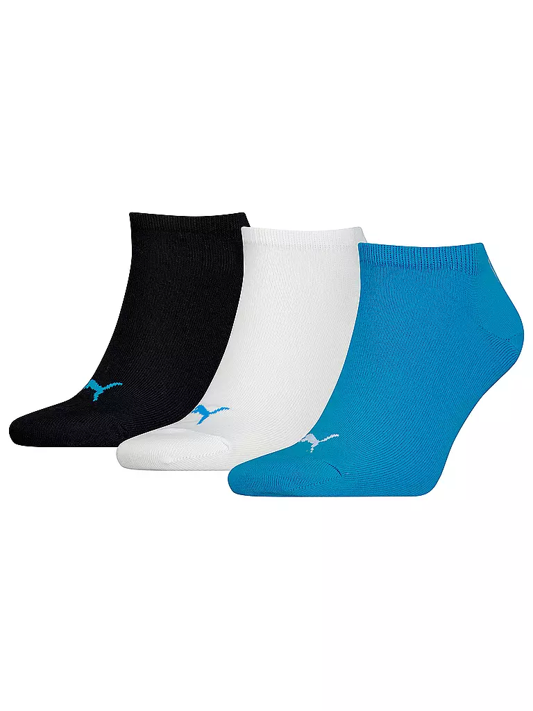 PUMA Sneakersocken 3-er Pkg. aqua combo blau