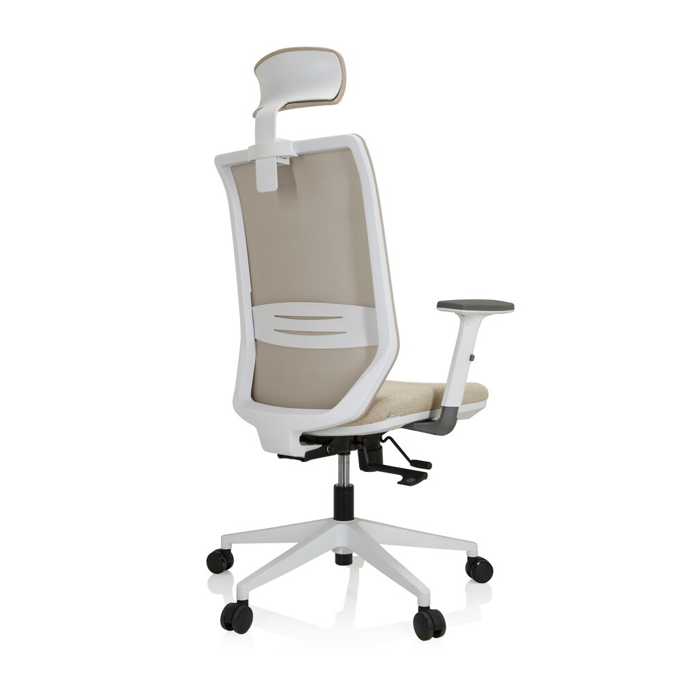 Profi Bürostuhl PROFONDO PRO W Stoff/Netzstoff mit Armlehnen (höhenverstellbar) hjh OFFICE