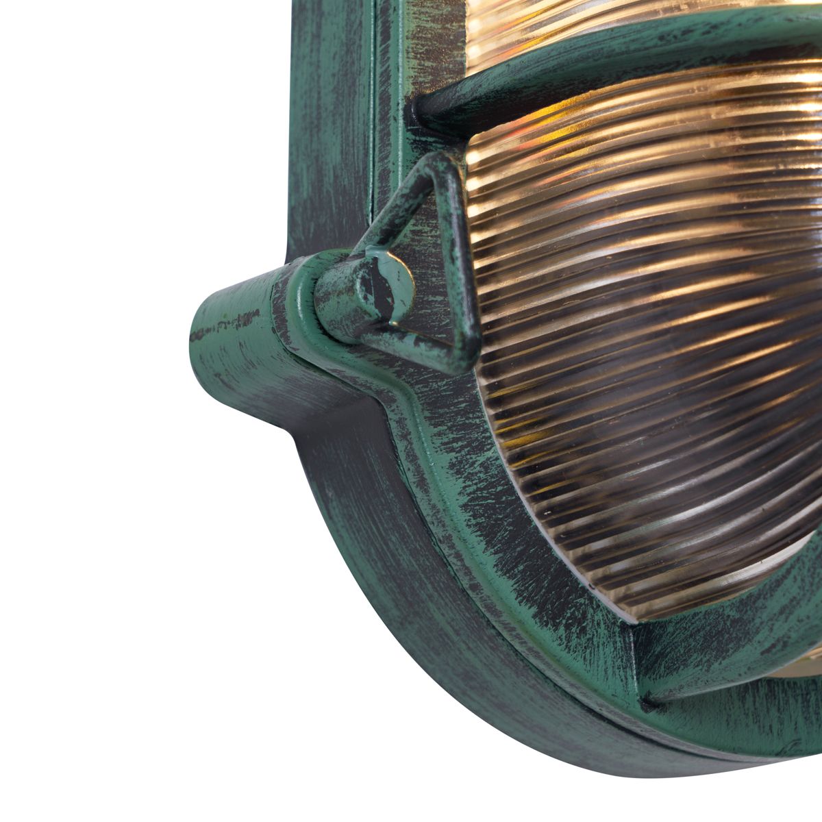Buiten wandlamp groen ovaal IP44 - Noutica