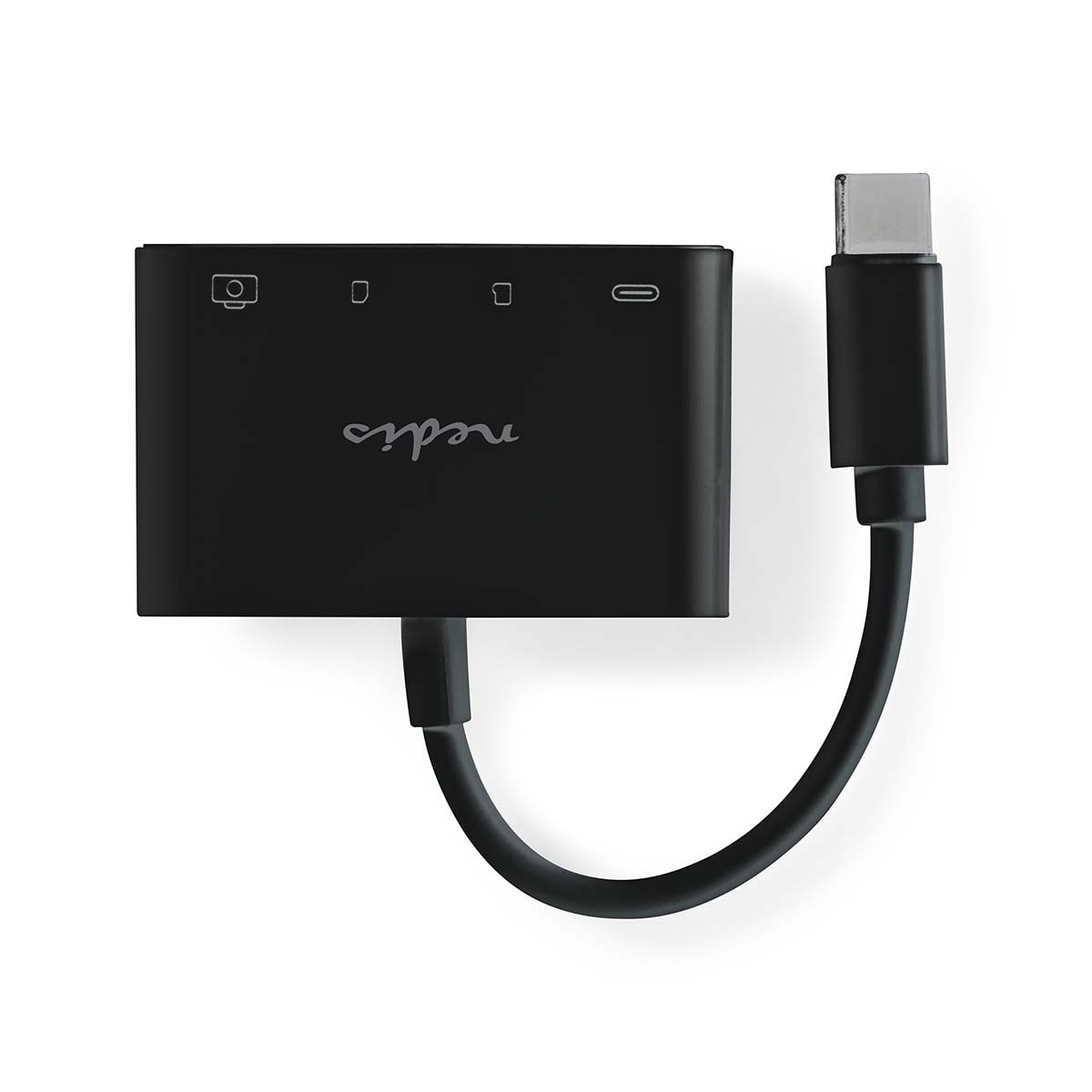 Nedis USB-hub | 1x USB-C™ | 1x USB A / 1x USB-C™ | 4-Port port(s) | USB 2.0 | USB-Strøm | SD & MicroSD