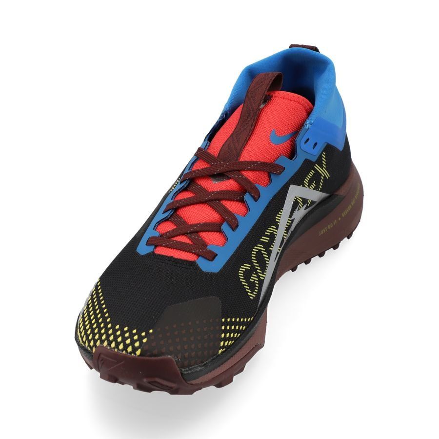 Nike Chaussures de Running React Pegasus Trail 4 Gore-Tex - Noir/Jaune/Bleu Femme