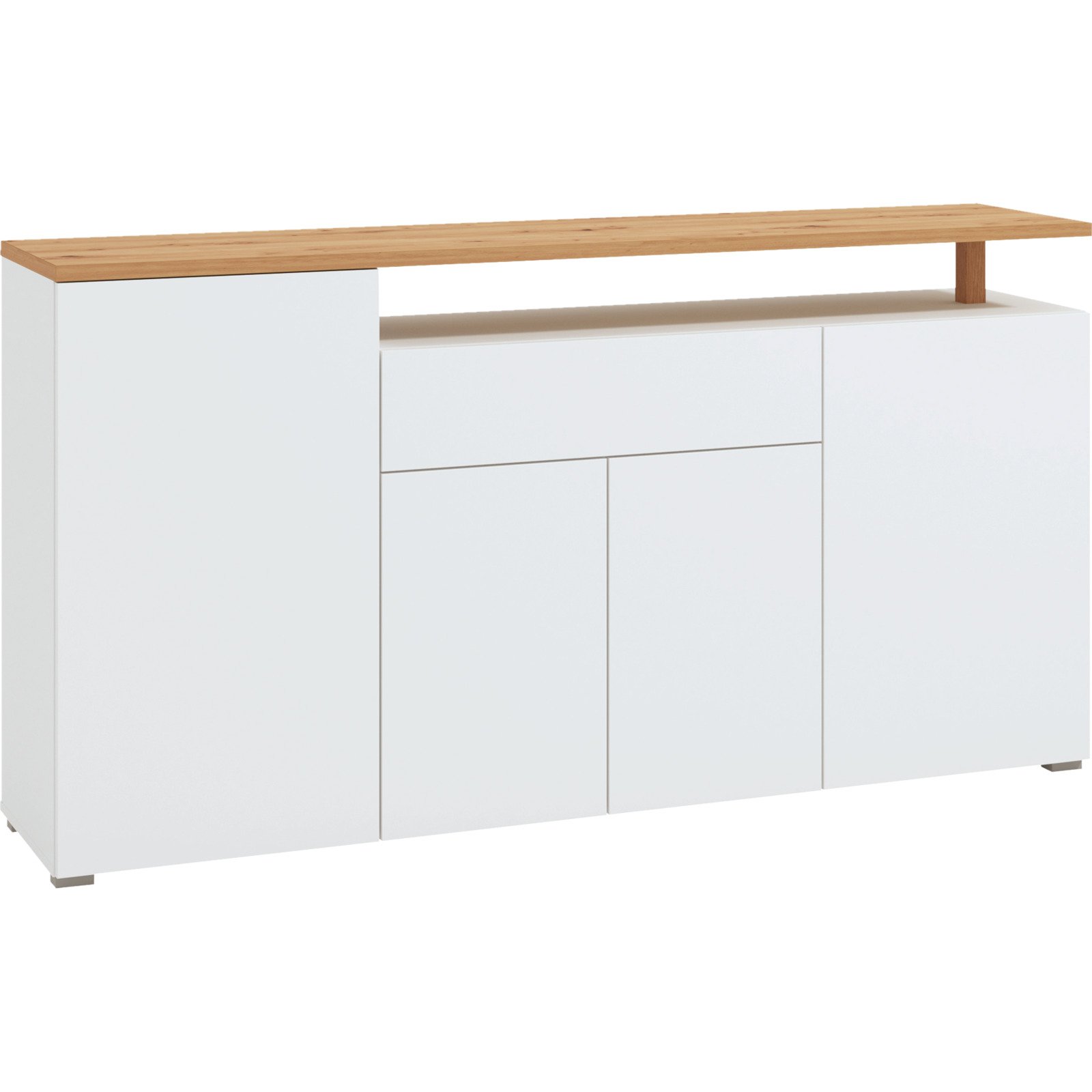 Sideboard Aterno Dekor weiss 180 x 94 x 40 cm