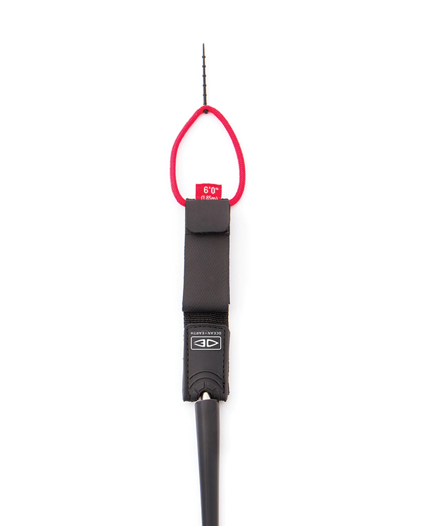 Ocean and earth Leash - Slim Line Comp One XT - 5'0 Black / Blue
