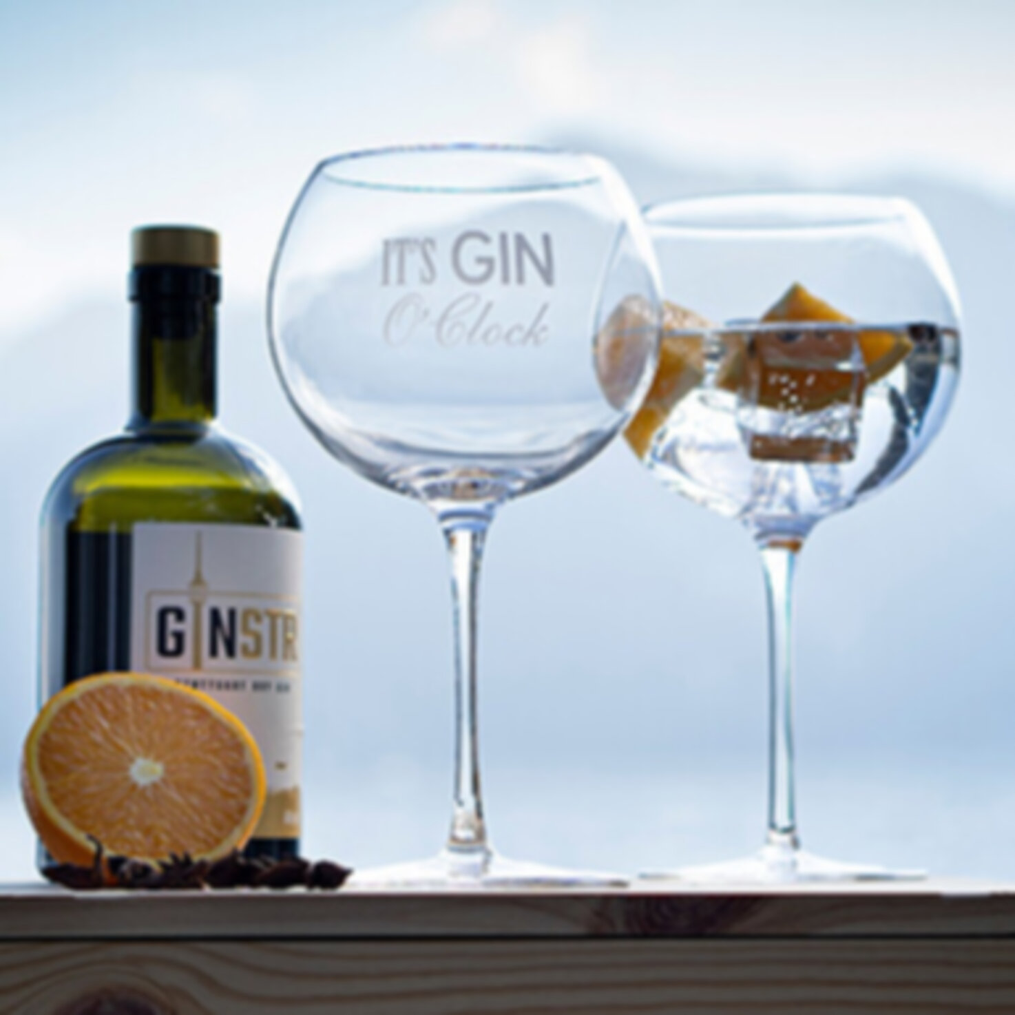 Hergiswiler Glas Gin & Tonic Glas