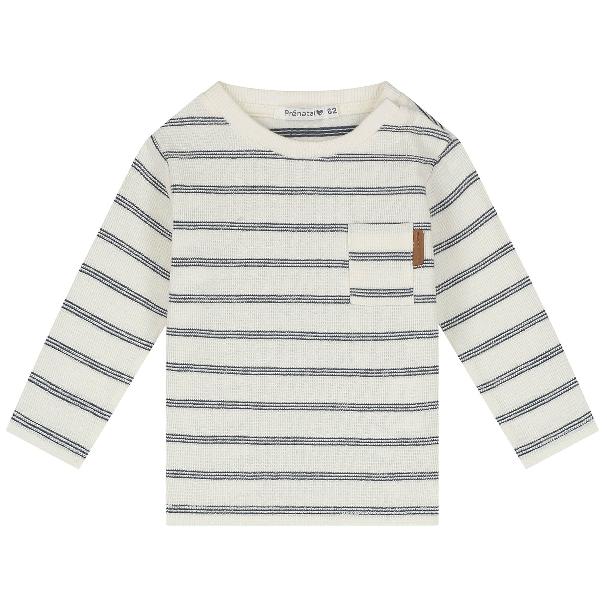 Prénatal baby shirt lange mouwen strepen multi