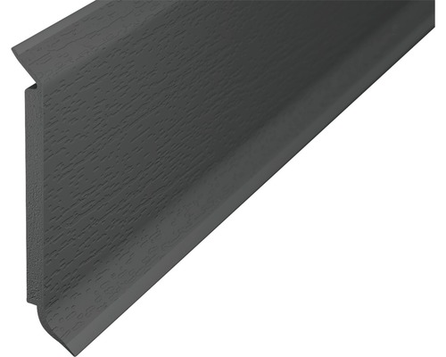 Kernplint van hardschuim, donkergrijs, 60x2500 mm