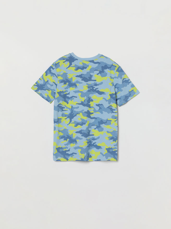 Conjunto de pijama estampado - Azul celeste
