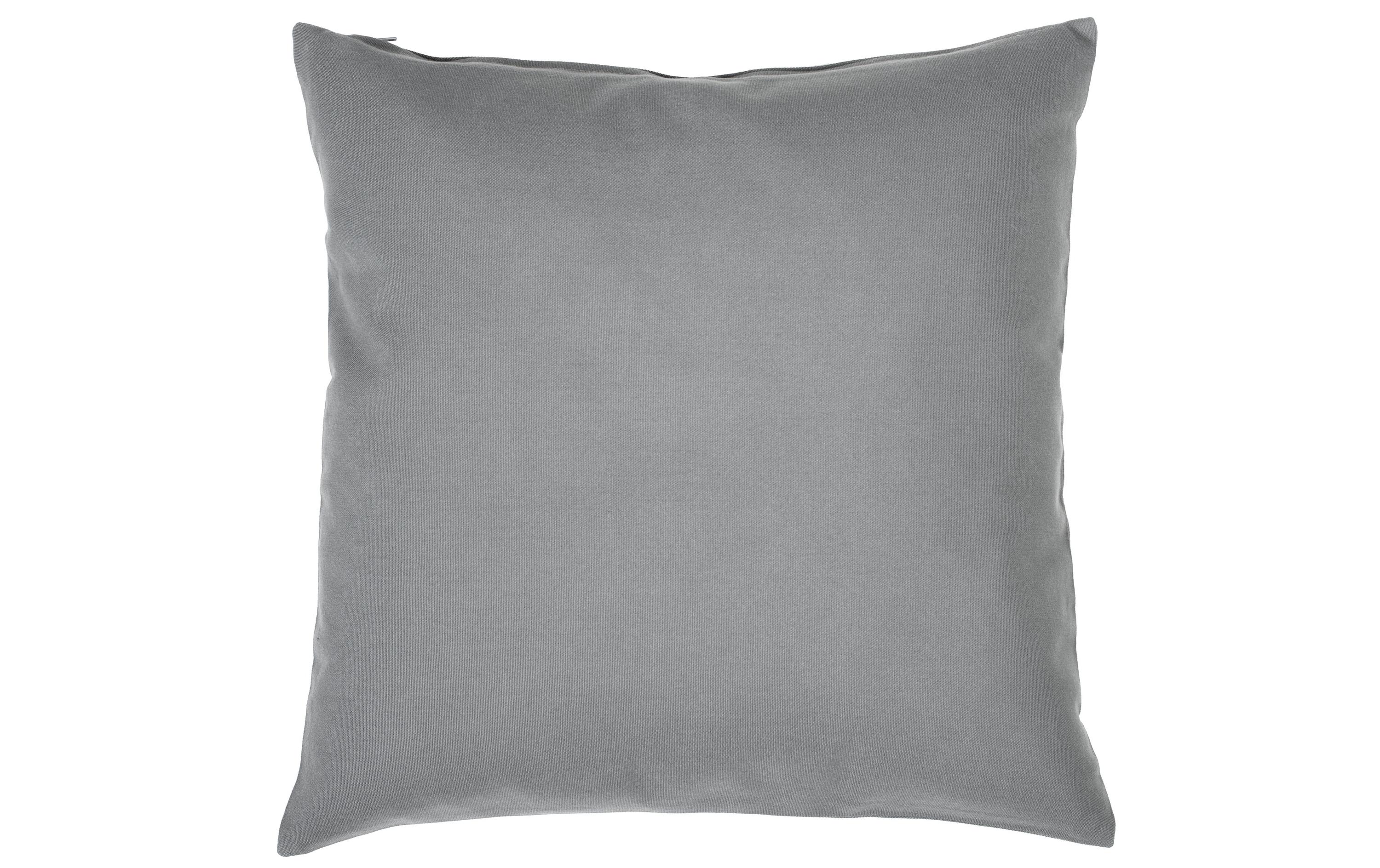 Kissenbezug Acrisol Liso Outdoor, Grau 40 x 40 cmUV Beständiges Gartenkissen