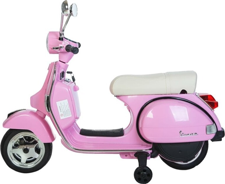 Vespa El Scooter Til Børn - Px150 - Azeno - Lyserød