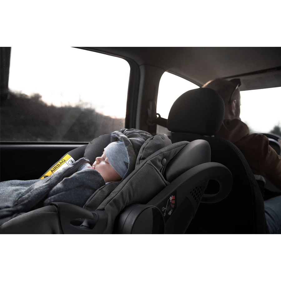 babyGO Geschwisterwagen Duo Mega Set Grey