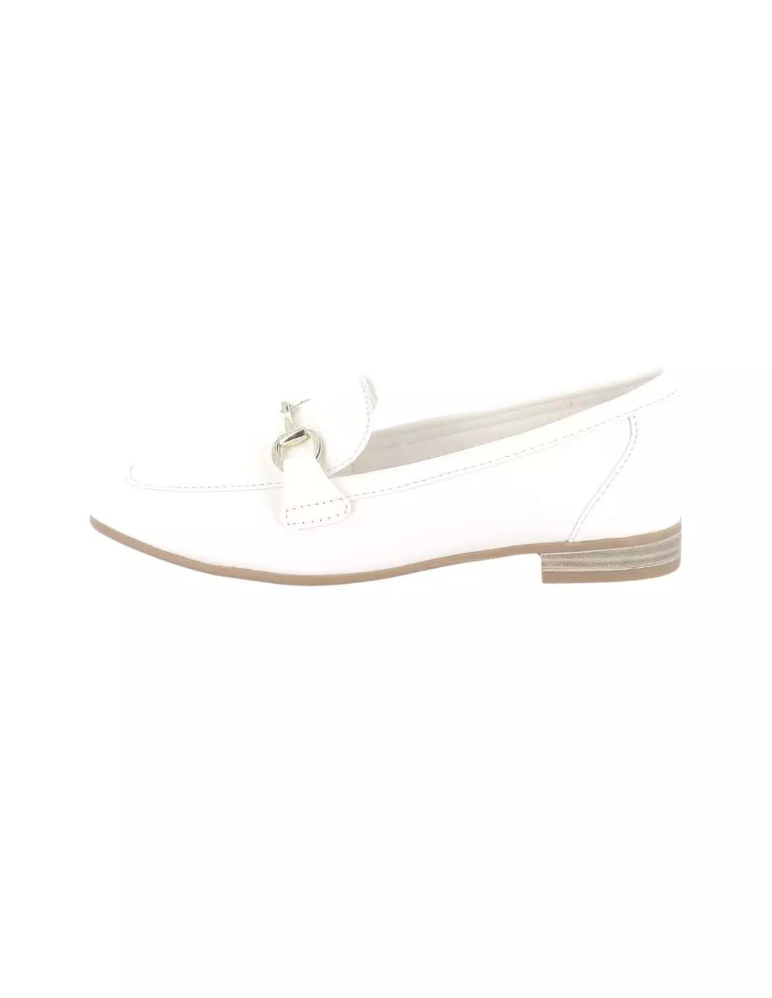 MARCO TOZZI 24213 - Mocassins & bateaux WHITE/GOLD