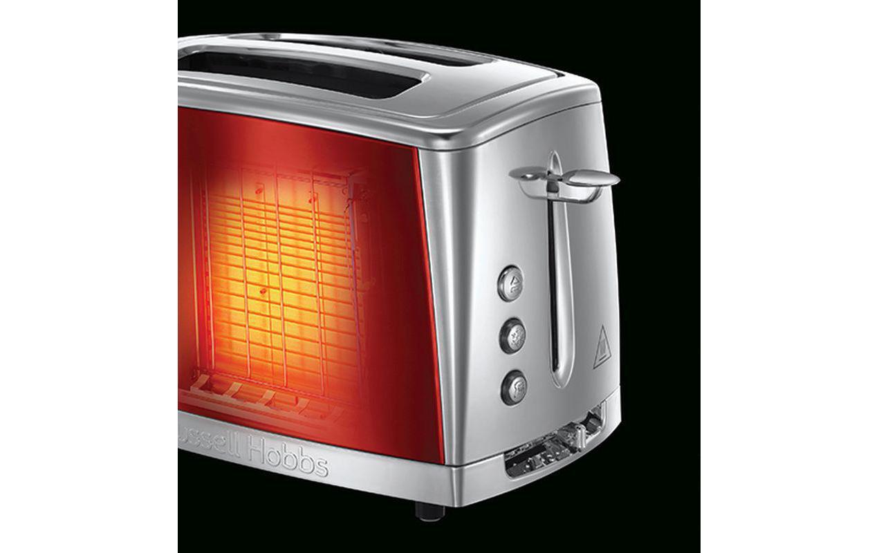 Toaster Luna Solar RotKlassischer Toaster, Rot