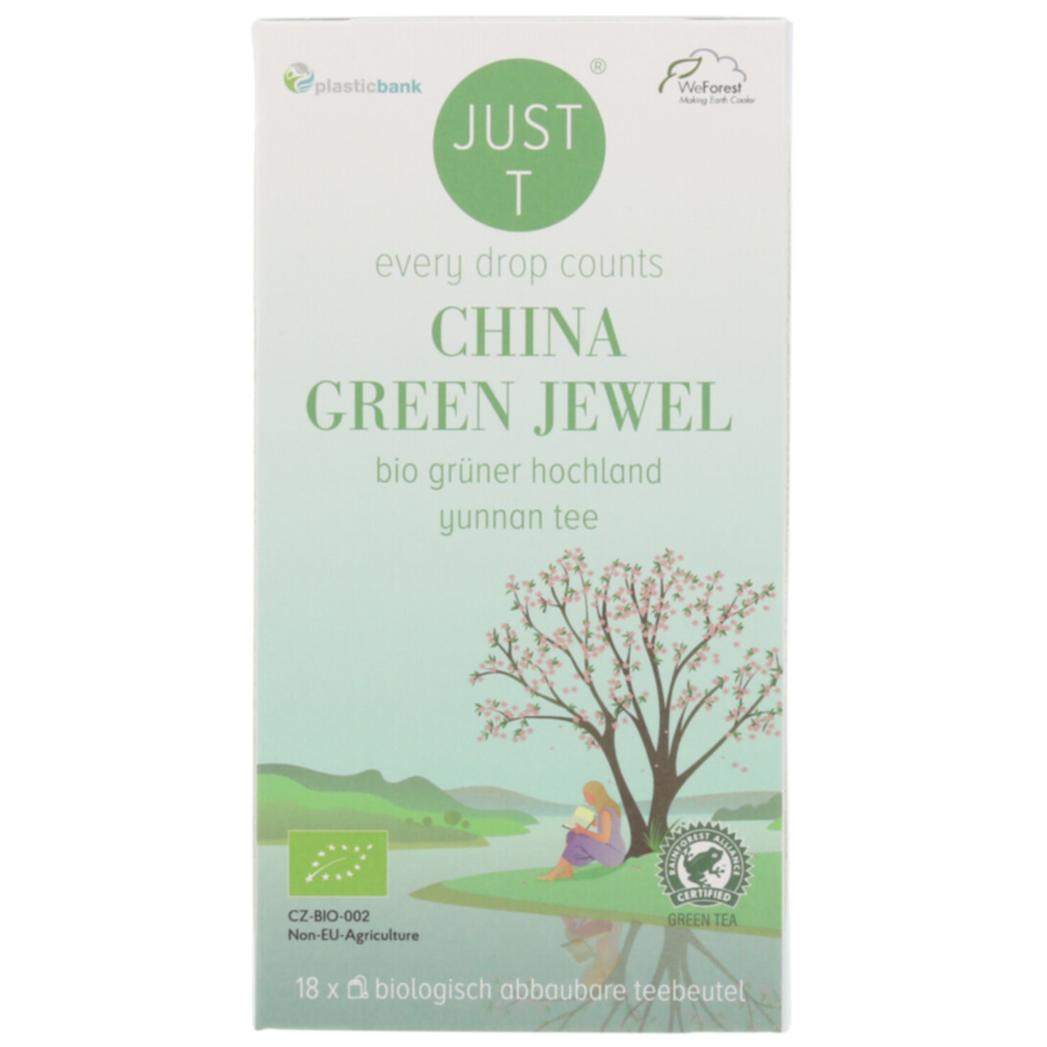 Just T Bio China Green Jewel 18 Portionen